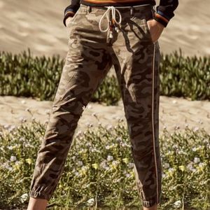 Sundry Camo Print Joggers with Belt EUC